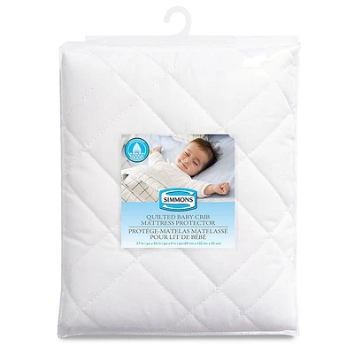 Simmons Waterproof Ply/Cotton Crib Mattress Protector