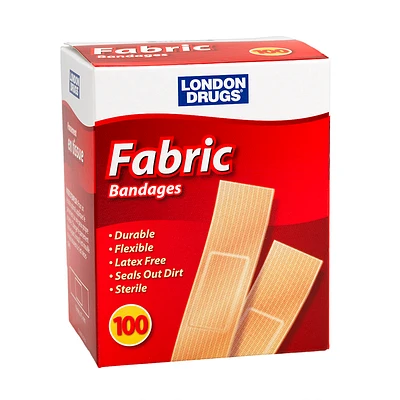 London Drugs Fabric Bandages - 100s