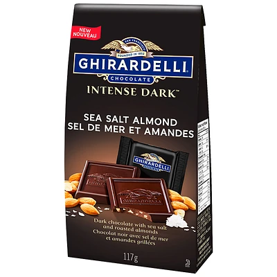 Ghirardelli Intense Dark Chocolate - Sea Salt & Almond - 117g