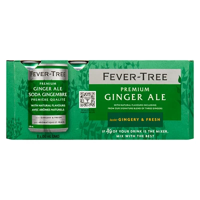 Fever-Tree Premium Ginger Ale - 8x150ml