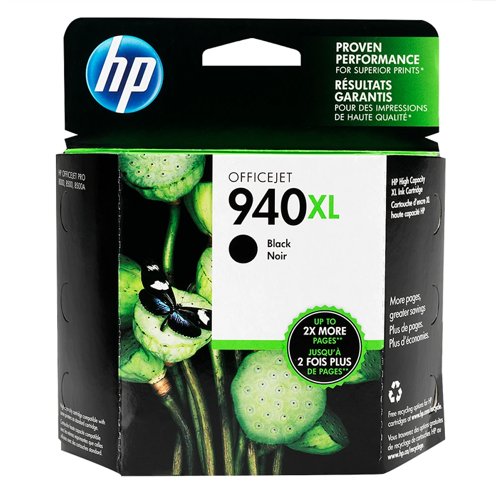 HP 940XL Officejet Ink Cartridge - Black - C4906AN