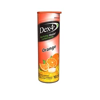 Dex 4 Glucose Tablets - Orange - 10s