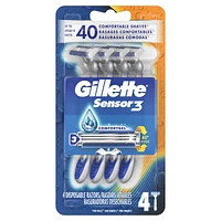 Gillette Sensor3 Disposable Razor - 4s