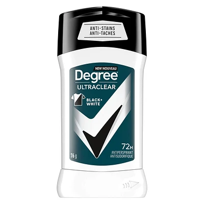 Degree Men Ultra Clear Antiperspirant Stick - Black + White - 76g