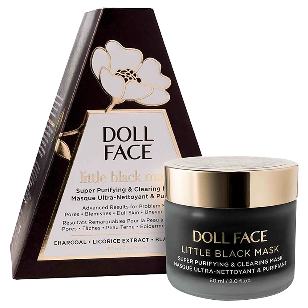 Doll Face Little Black Mask Super Purifying and Clearing Mask - 60ml