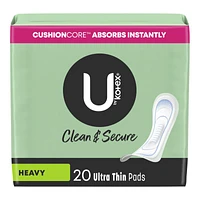 U by Kotex Clean & Secure Ultra Thin Sanitary Pads - Heavy