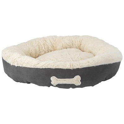 Pet Perfect Round Pet Bed -  Assorted - 21in