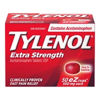 Tylenol* Extra Strength eZ tabs - 50's