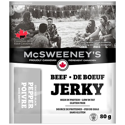 McSweeney's Beef Jerky - Cracked Black Pepper - 80g