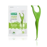 G.U.M Angled Flosser Picks - Fresh Mint - 75s