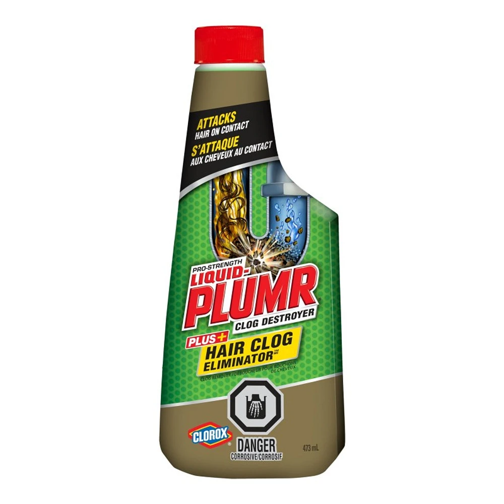 Liquid-Plumr Hair Clog Eliminator Clog Remover - 473ml