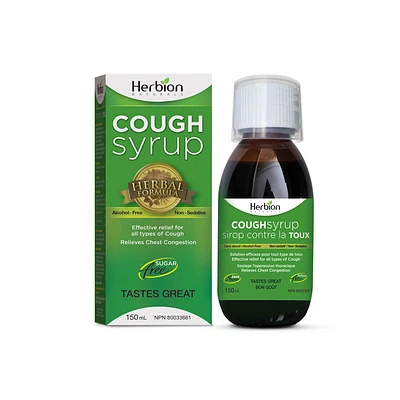 Herbion Naturals Sugar-Free Cough Syrup - 150ml