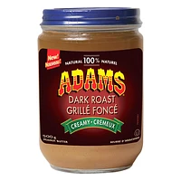 Adams Dark Roast Peanut Butter - Creamy - 500g