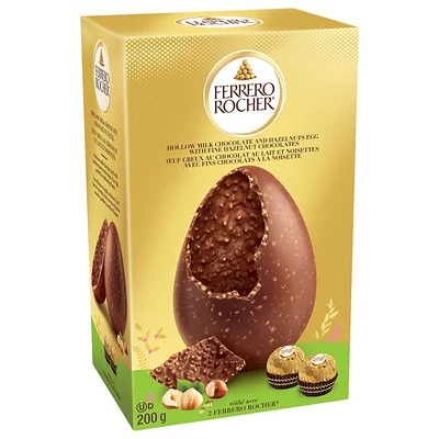 Ferrero Rocher Egg Gift - Milk Chocolate and Hazelnuts Egg - 200g