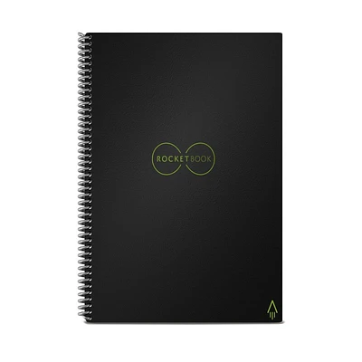 Rocketbook Core Lined Notebook - Black - EVR2-L-RC-A-FR
