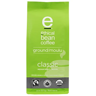 Ethical Bean Coffee - Classic Medium Roast - Ground Coffee - 227g