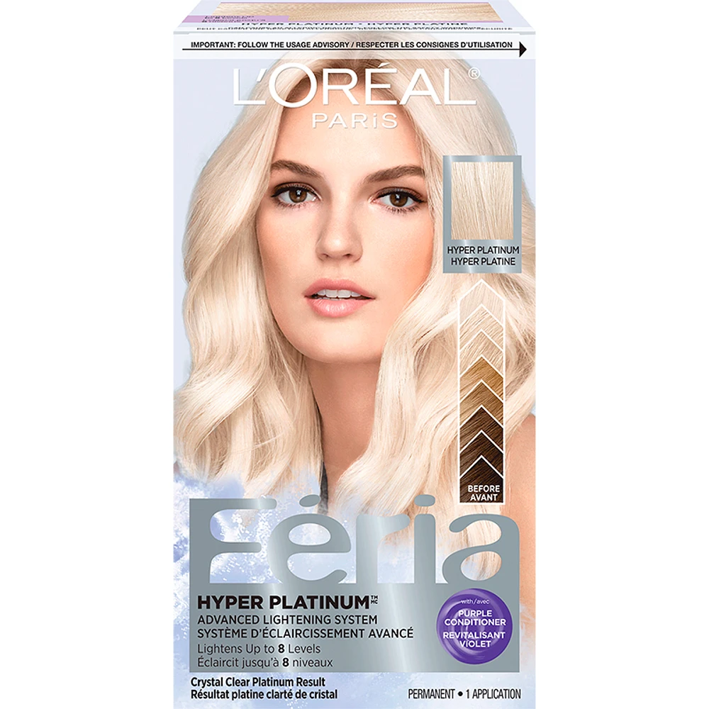 L'Oreal Feria Hair Colour - Hyper Platinum