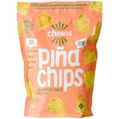 Chiwis Chips Superfruit Snacks - Pineapple - 50g