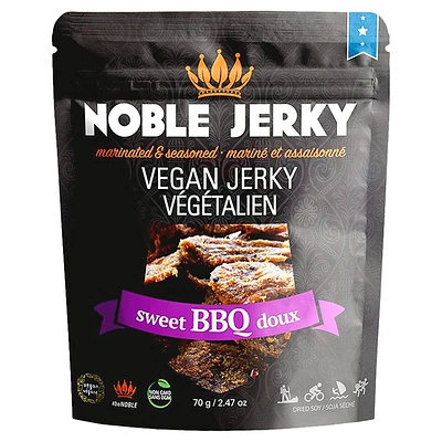 Noble Jerky Vegan Jerky - Sweet BBQ - 70g