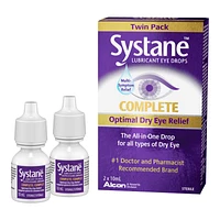 Systane Complete Lubricant Eye Drops - 2 x 10ml