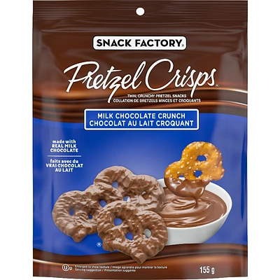 Snack Factory Pretzel Crisps - Milk Chocolate Crunch - 155g