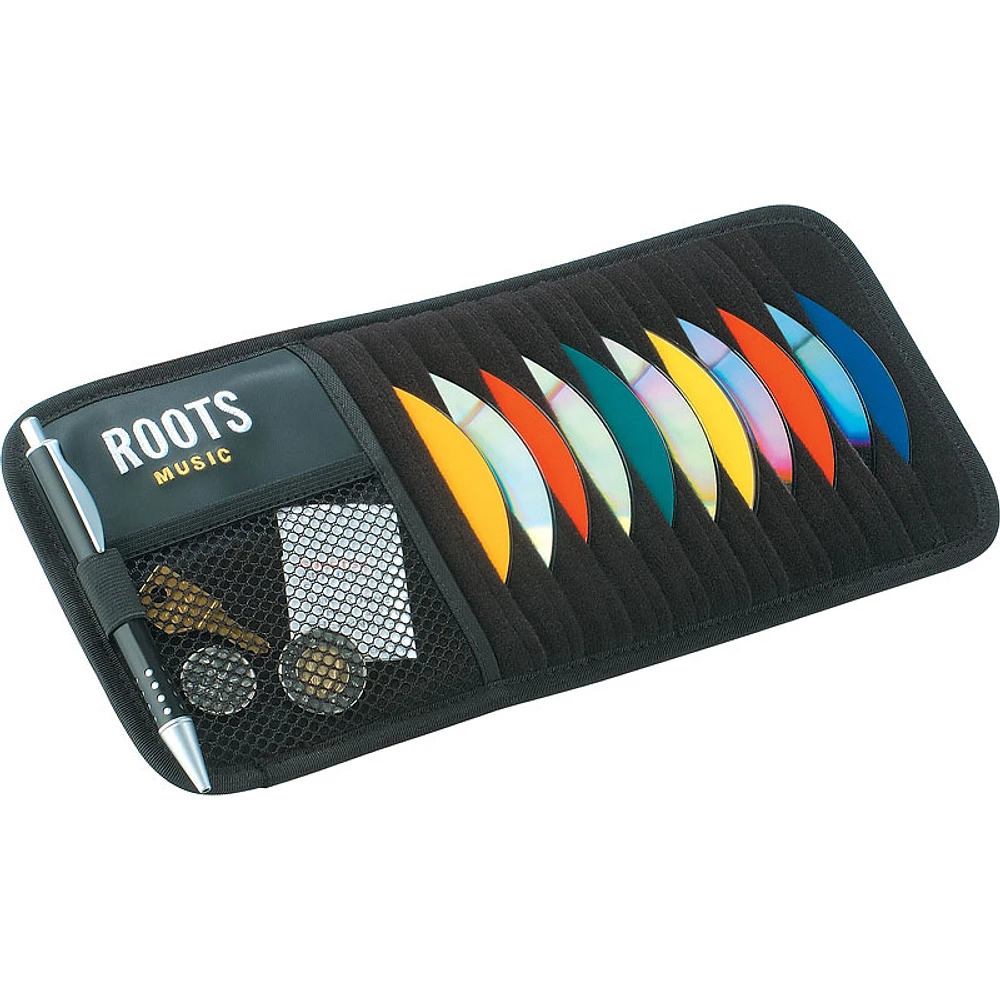 Roots Car Visor CD Holder - Black - A4