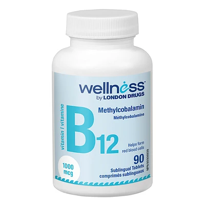 Wellness by London Drugs Vitamin B12 - 1000mcg - 90s
