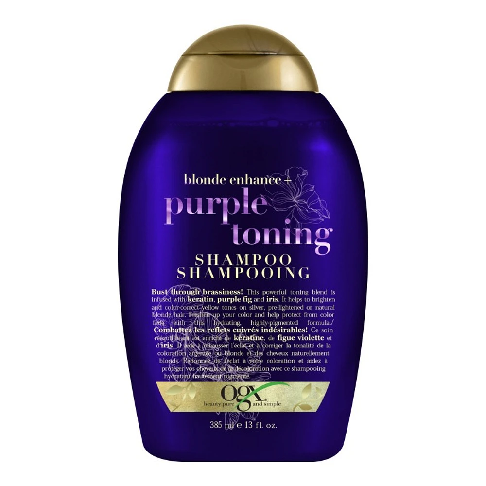 OGX Blonde Enhance + Purple Toning Shampoo - 385ml