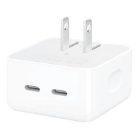 Apple 35W Dual USB-C Port Compact Power Adapter - MNWM3AM/A