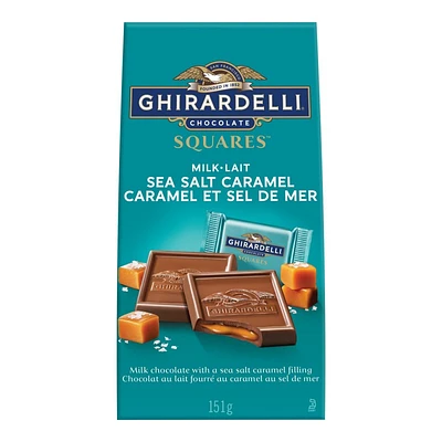 Ghirardelli Squares Milk Chocolate - Sea Salt Caramel - 151g