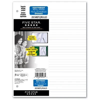 Mead Five Star Refill Paper - 200 sheets