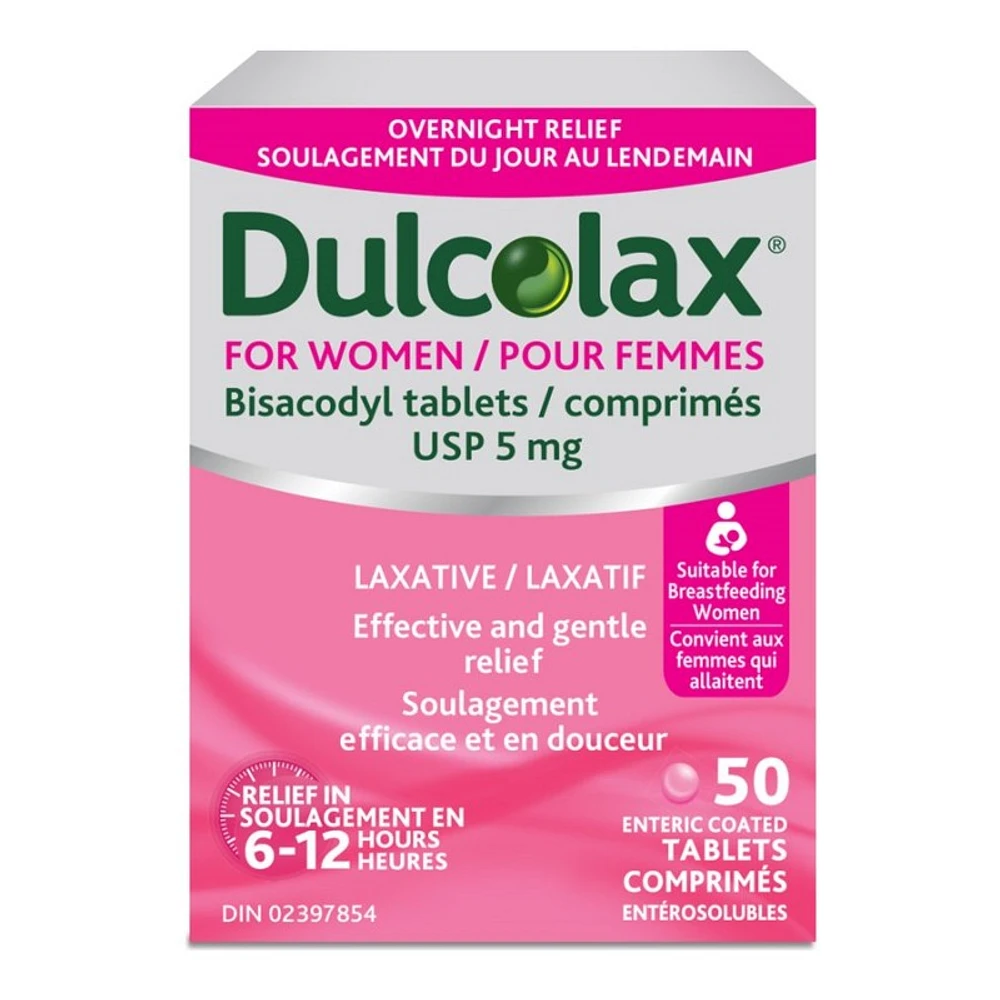 Dulcolax for Women Bisacodyl Tablets - 50's