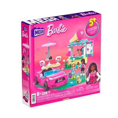 Mega Barbie Convertible & Ice Cream Stand Playset