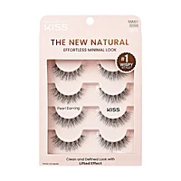 KISS The New Natural Pearl Earring False Lashes - 4 pairs