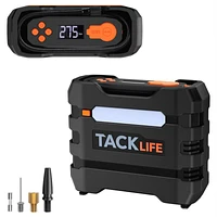 Tacklife Tire Inflator 12V DC Portable Air Compressor - Black