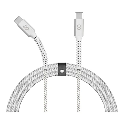 LOGiiX Piston Connect Armour+ USB-C to USB-C Charging Cable - 3m - White