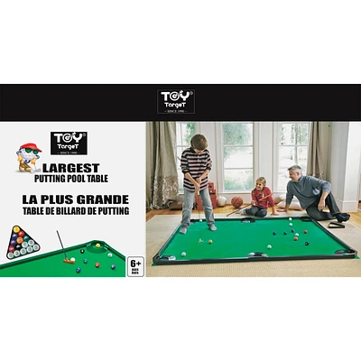 Toy Target Largest Putting Pool Table - 114 x 165 cm