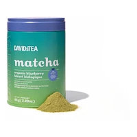 DAVIDsTEA Matcha Powder - Organic Blueberry - 65g