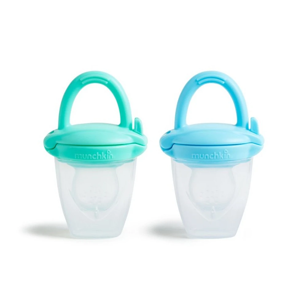 Munchkin Silicone Baby Food Feeder Set - 2 pack