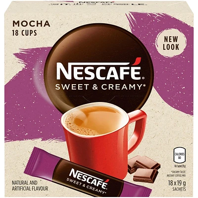 Nescafe Sweet & Creamy Mocha - 18 Cups