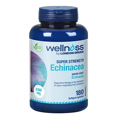 Wellness by London Drugs Super Strength Echinacea - 2100mg - 180s