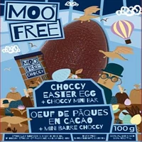 Moo Free Original Choccy Easter Egg + Choccy Mini Bar - 100g