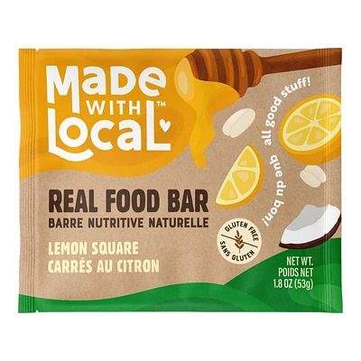 Made With Local Snack Bar - Lemon Square - 53g