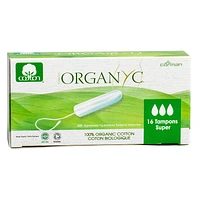 Organyc Tampons - Super - 16s