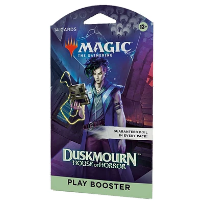 Magic: The Gathering - Duskmourn Play Sleeved Booster Pack - 14 Cards