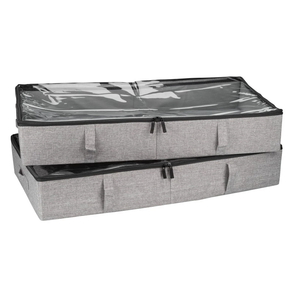 Storagelab Under Bed Storage - Grey - 2 Pack