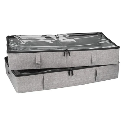 Storagelab Under Bed Storage - Grey - 2 Pack