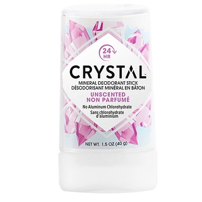 Crystal Mineral Deodorant Stick - Unscented - 40g