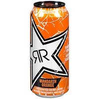 Rockstar Caffeinated Energy Drink - Mandarin Orange - 473ml