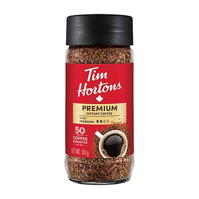 Tim Hortons Premium Instant Coffee - Medium Roast - 100 g